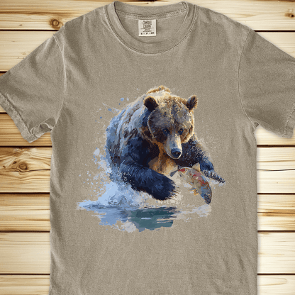 Bear Fishing - Khaki