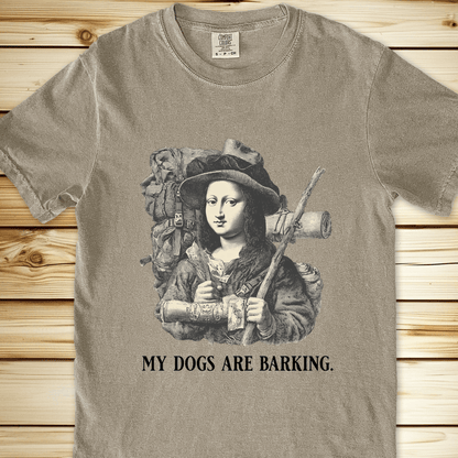 Mona Lisa Hiking Relaxed Fit Tee - Khaki