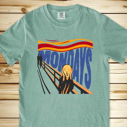 2317 Monday Scream Munchb Relaxed Fit Tee - Light Green