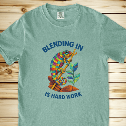 2323 Chameleon Blending Relaxed Fit Tee - Light Green