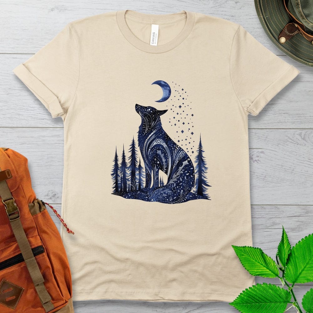 Mystical Blue Wolf Tshirt