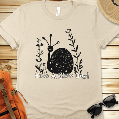 1932 Have A Slow Day Tshirt - Natural