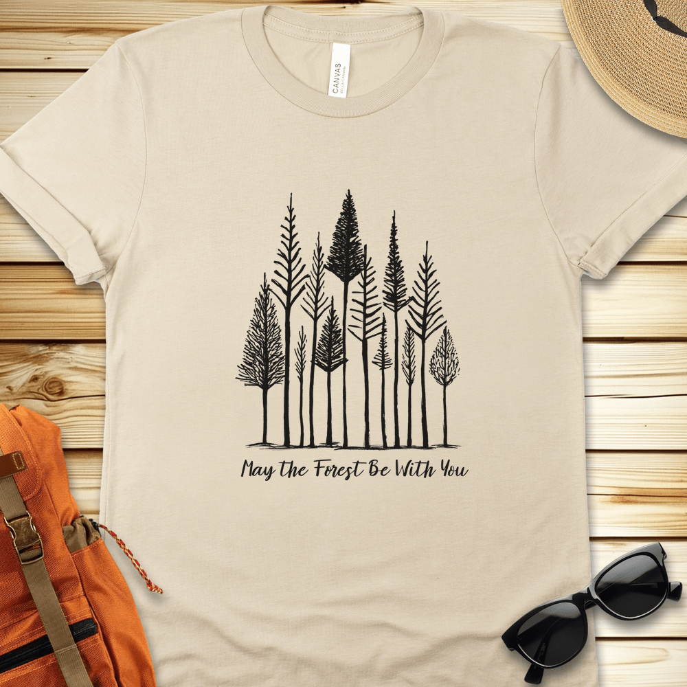 1944 May The Forest Be With You Tshirt - Natural