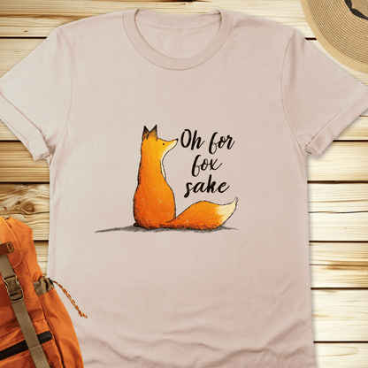 For Fox Sake Tshirt - Natural