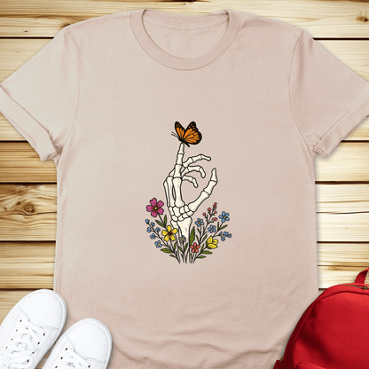 Butterfly Bones Tshirt - Natural