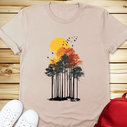 Sunlit Pines Tshirt - Natural
