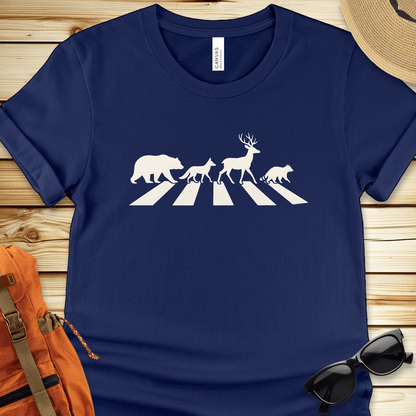 1956 Abbey Road In The Forest Tshirt - Navy