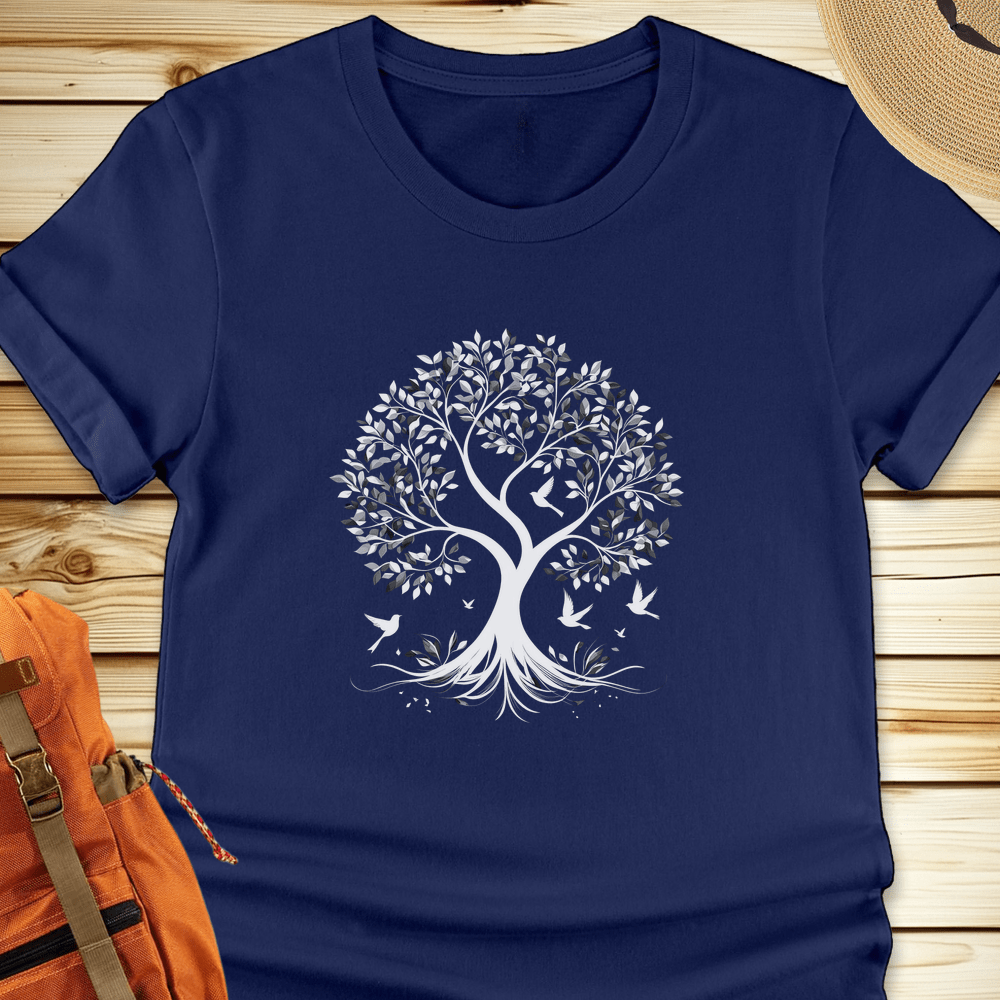 1485 Listening Tree Tshirt - Navy