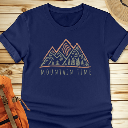 2001 Mountain Time Tshirt - Navy