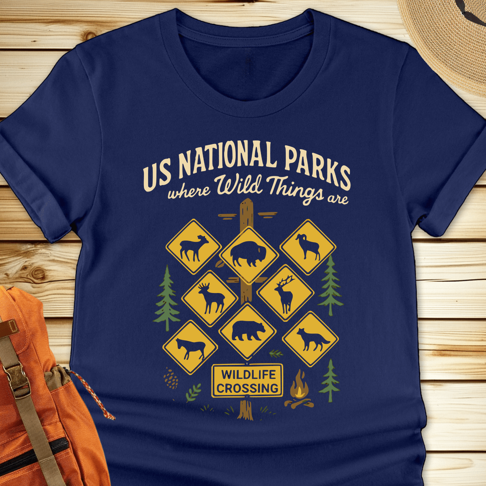 2012 Nat Parks Where The Wild Things Are Tshirt - Navy