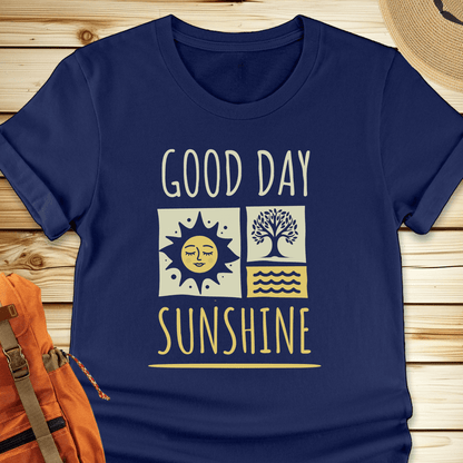 2054 Good Day Sunshine Tshirt - Navy