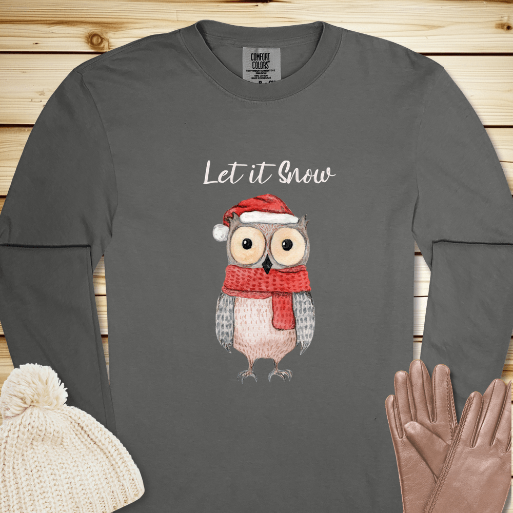 1723 Let It Snow Long Sleeve Tshirt - Pepper