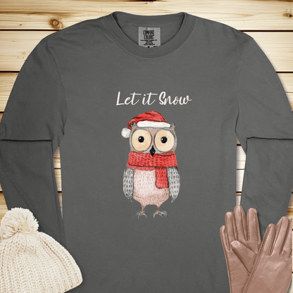 1723 Let It Snow Long Sleeve Tshirt - Pepper