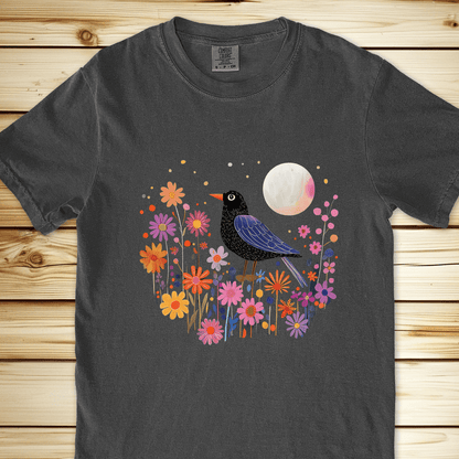 1989 Blackbird At Night Relaxed Fit Tee - Pepper