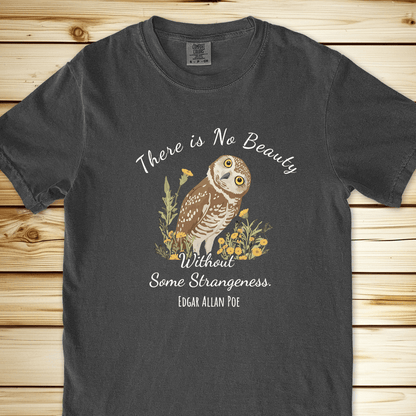 There Is No Beauty Poe Quote Relaxed Fit Tee - Pepper