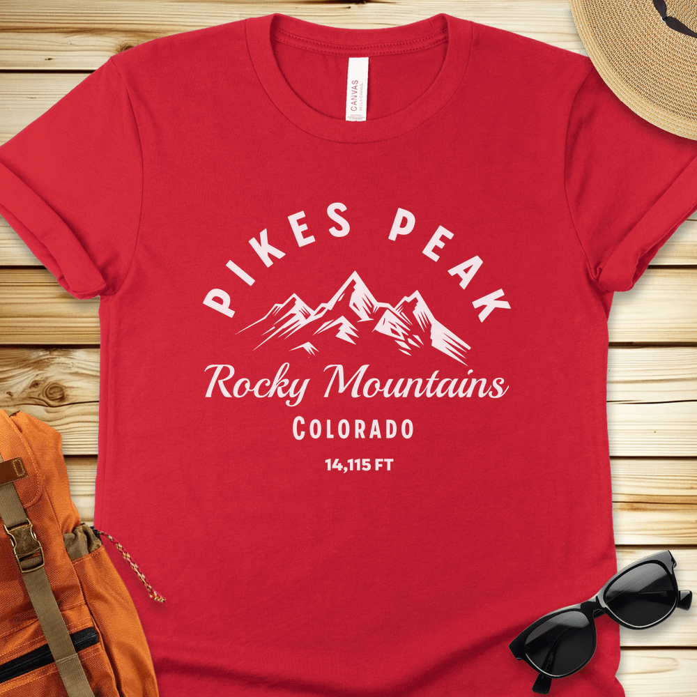 1942 Pikes Peak Tshirt - Red