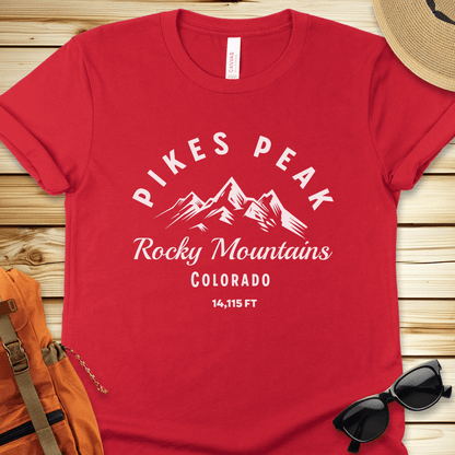 1942 Pikes Peak Tshirt - Red