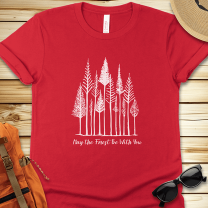 1944 May The Forest Be With You Tshirt - Red