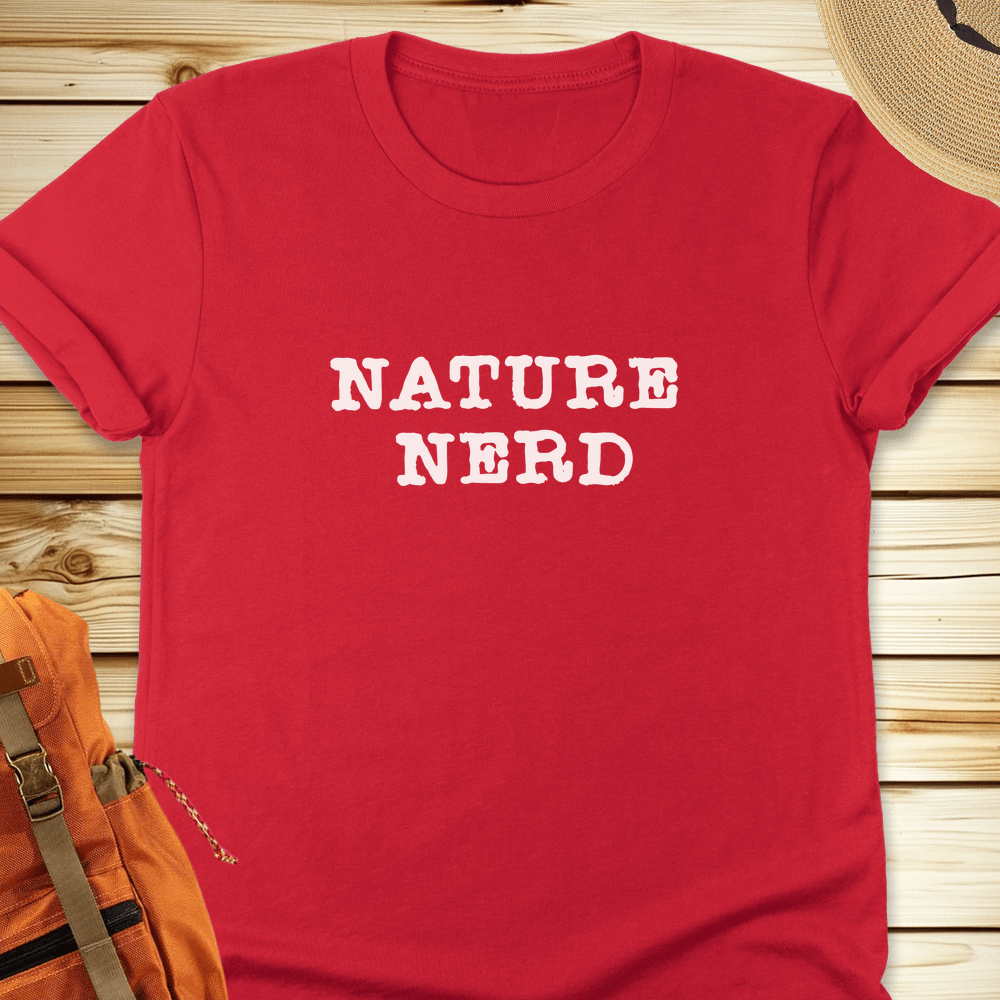 1412 Nature Nerd Tshirt - Red
