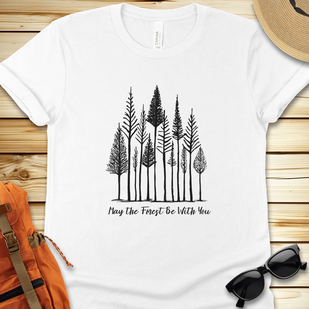 1944 May The Forest Be With You Tshirt - White