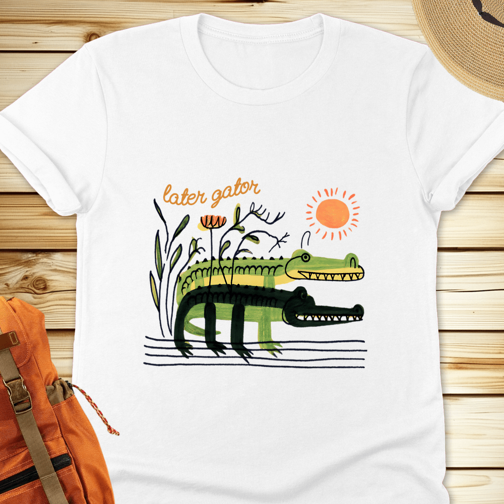 2048 Later Gater Tshirt - White