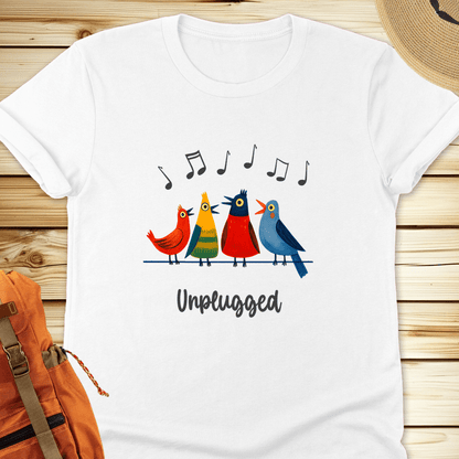 2062 Unplugged Bird Songs Tshirt - White