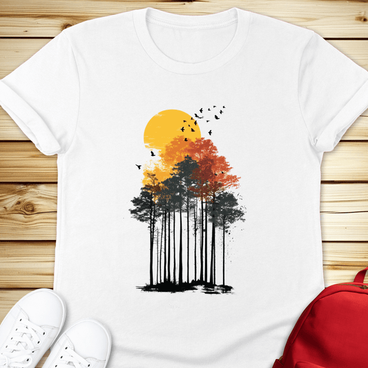 Sunlit Pines Tshirt - White