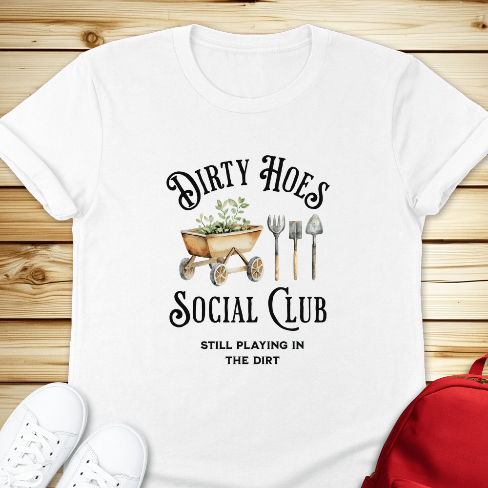 Dirty Hoes Social Club Tshirt - White