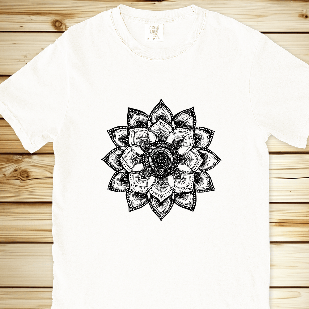 1872 Zendala Final D Relaxed Fit Tee - White