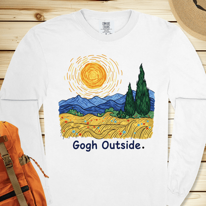 2274 Gogh Outside Long Sleeve Tshirt - White
