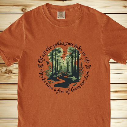 Scenic Dirt Path Relaxed Fit Tee - Yam