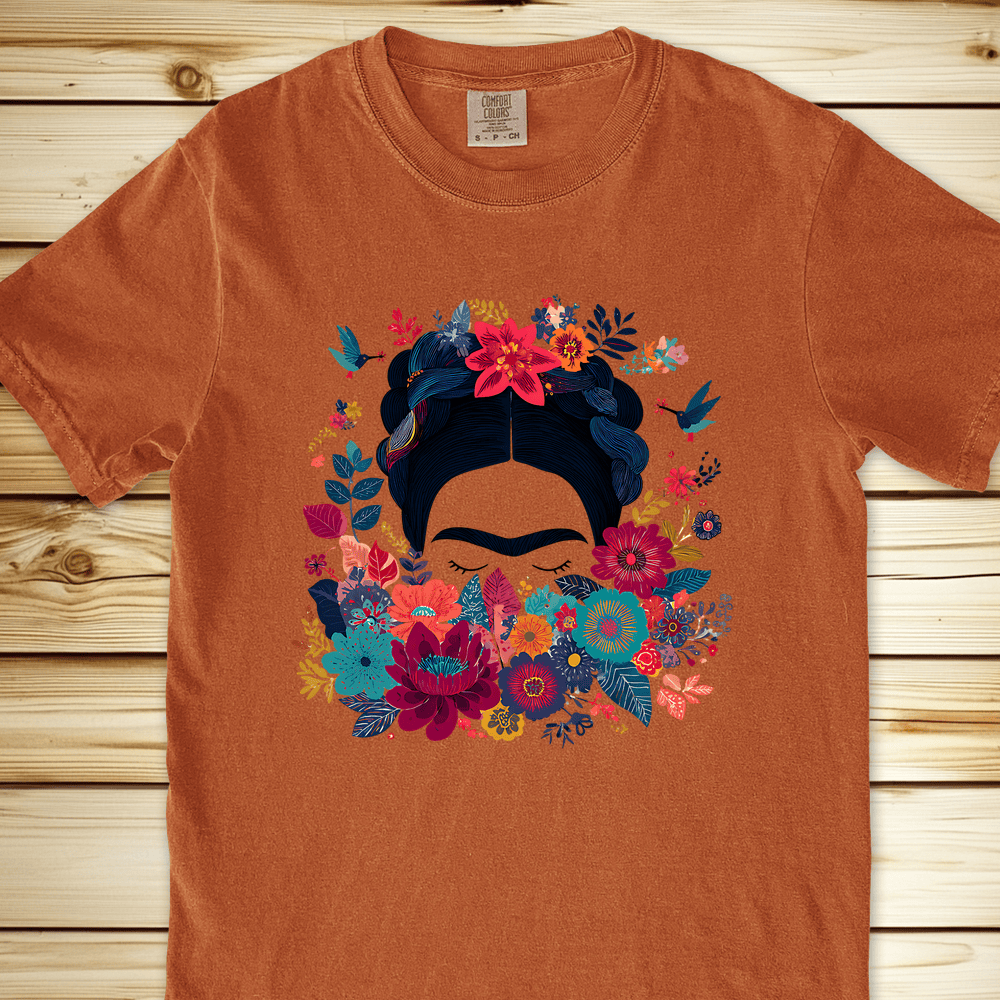 Frida Kahlo Be Wild Relaxed Fit Tee - Yam