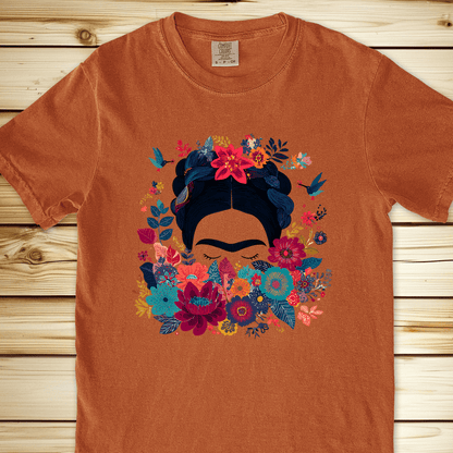 Frida Kahlo Be Wild Relaxed Fit Tee - Yam