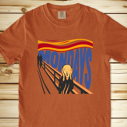 2317 Monday Scream Munchb Relaxed Fit Tee - Yam