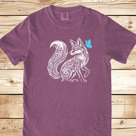 Art Nouveau Fox Relaxed Fit Tee - Ramblin Road