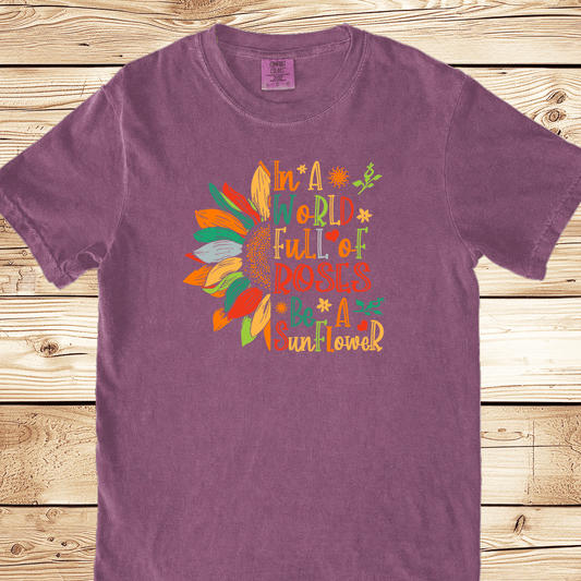 Be A Sunflower Relaxed Fit Tee - Ramblin Road