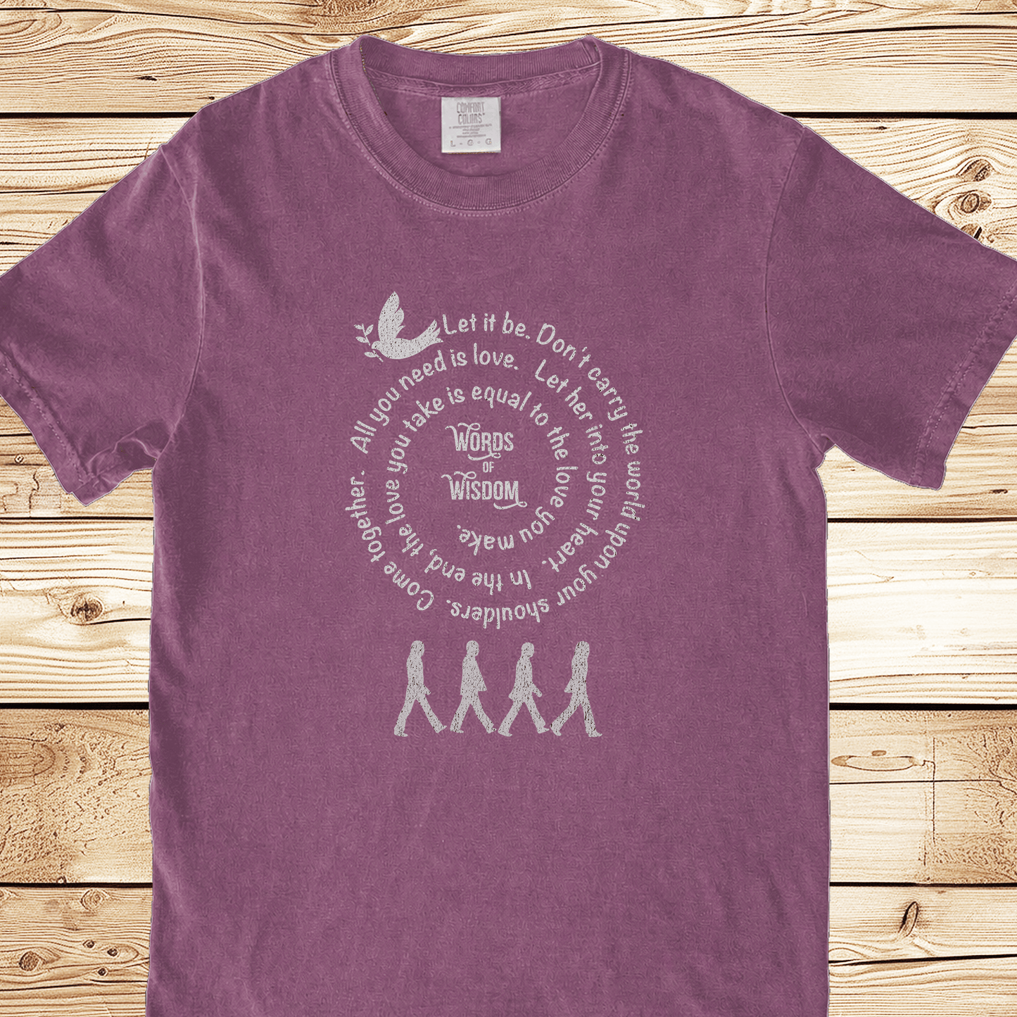 Beatles Words of Wisdom Relaxed Fit Tee - Ramblin Road