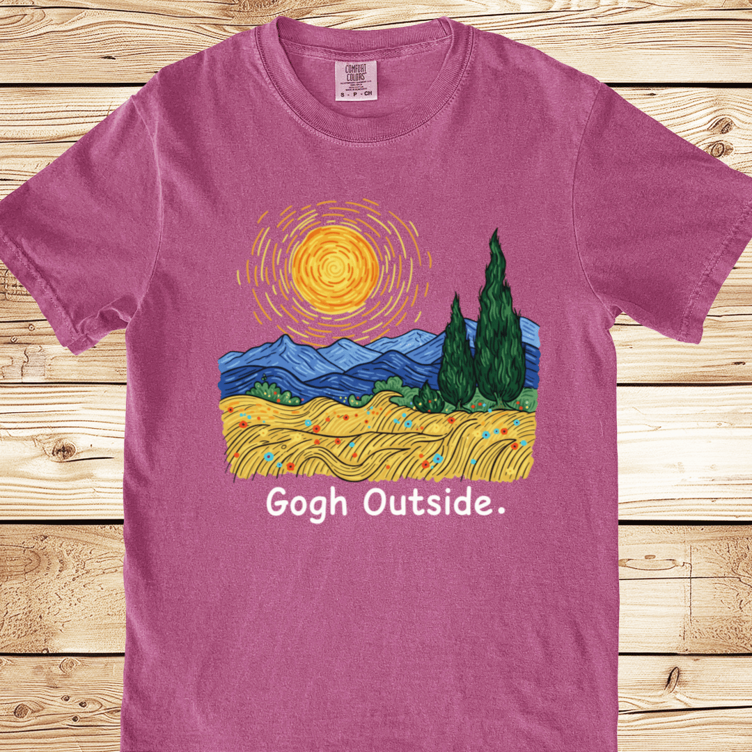 Gogh Outside Wheatfield Relaxed Fit Tee - Ramblin Road
