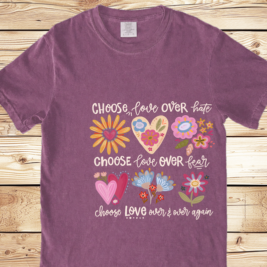 Choose Love Relaxed Fit Tee - Ramblin Road