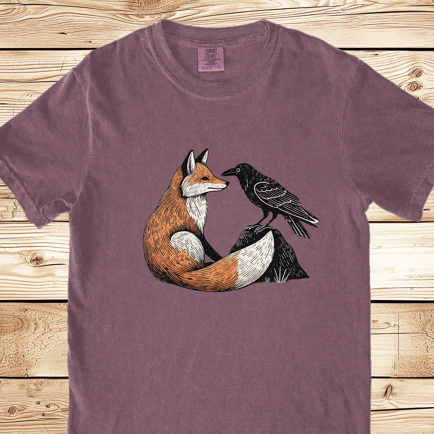 Fox And Crow Relaxed Fit Tee - Ramblin Road