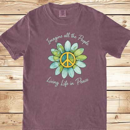 Imagine All The People Relaxed Fit Tee - Ramblin Road