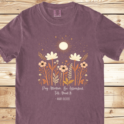 Instructions For A Life Mary Oliver Relaxed Fit Tee - Ramblin Road