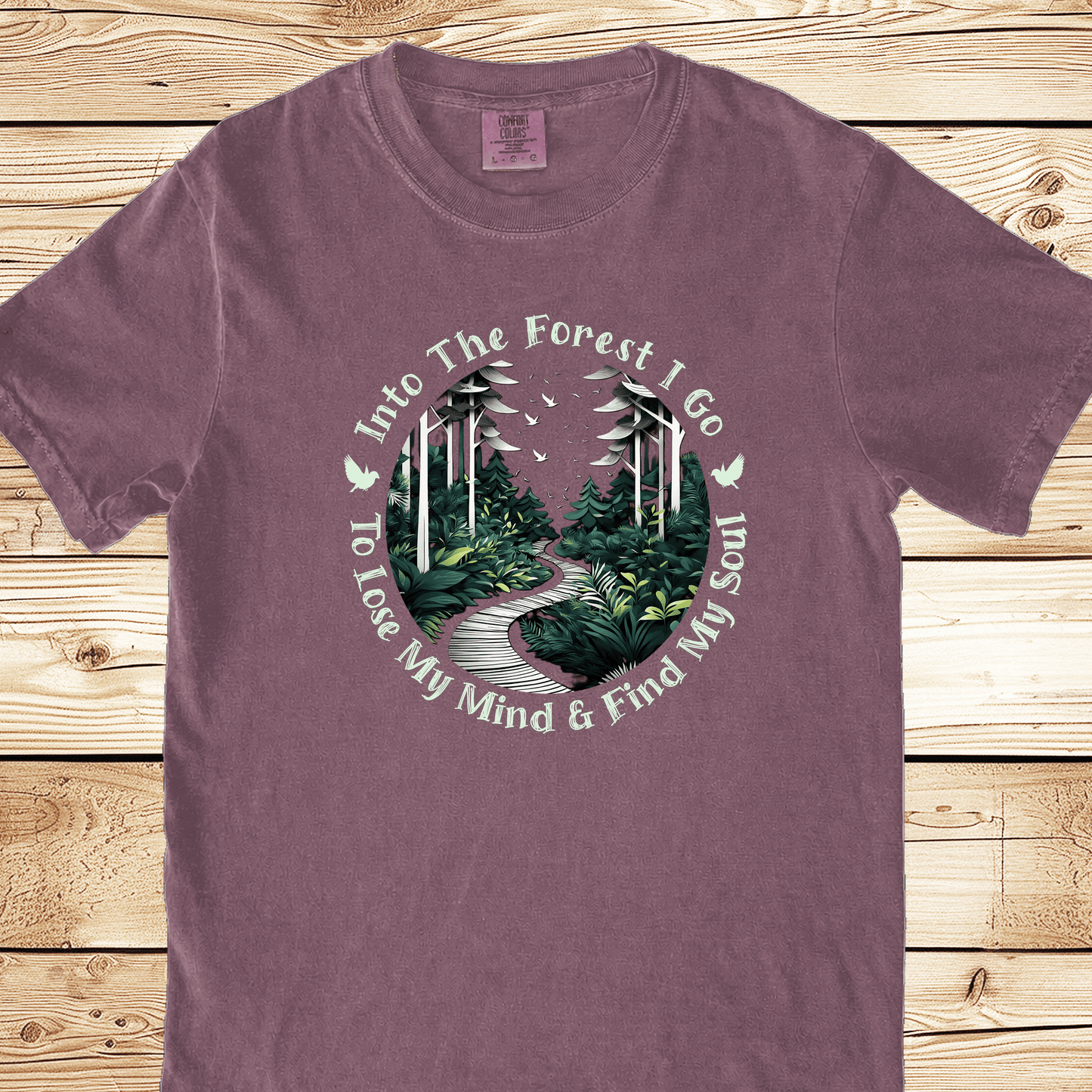 Into The Forest I Go Relaxed Fit Tee - Ramblin Road