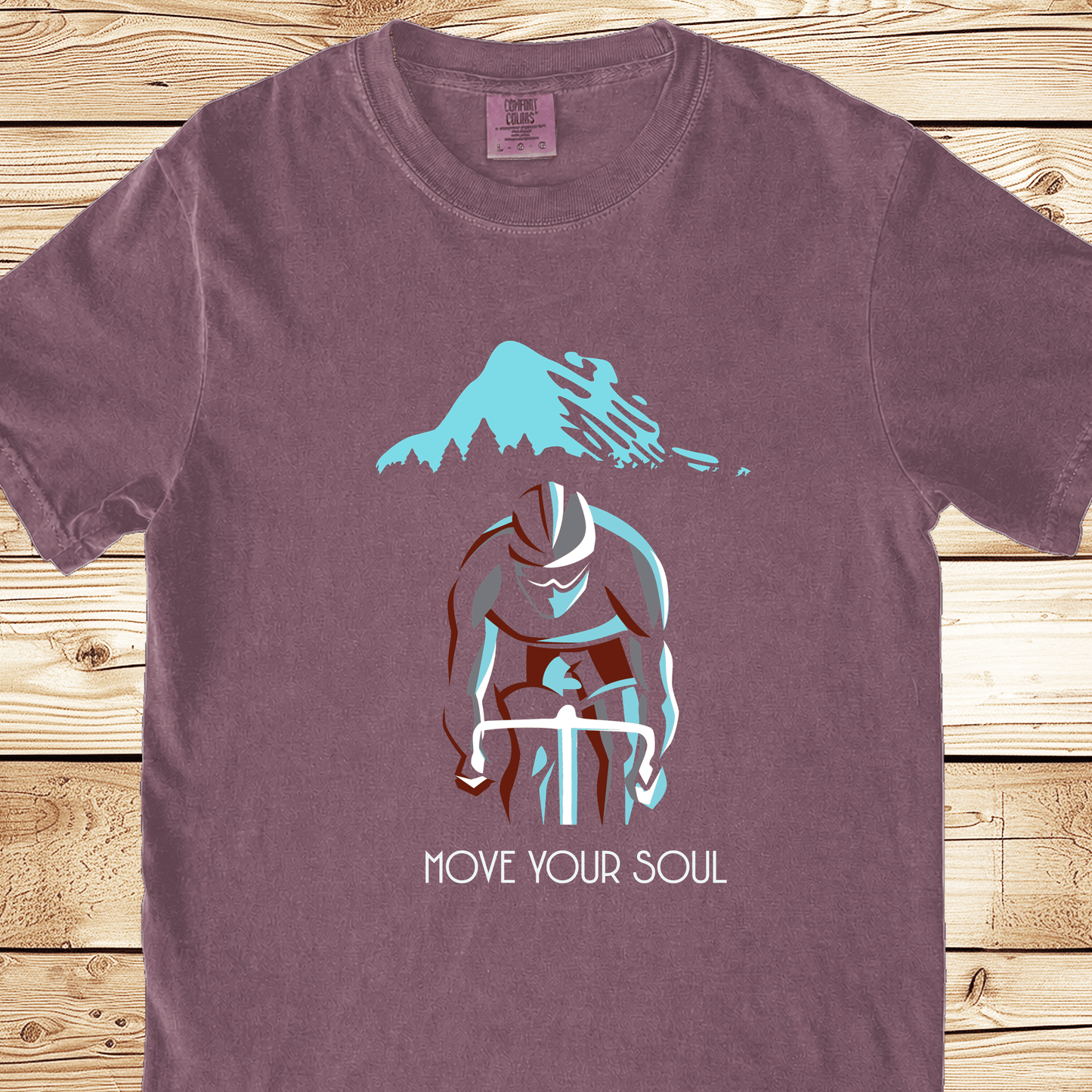 Move Your Soul Cyclist Relaxed Fit Tee - Ramblin Road