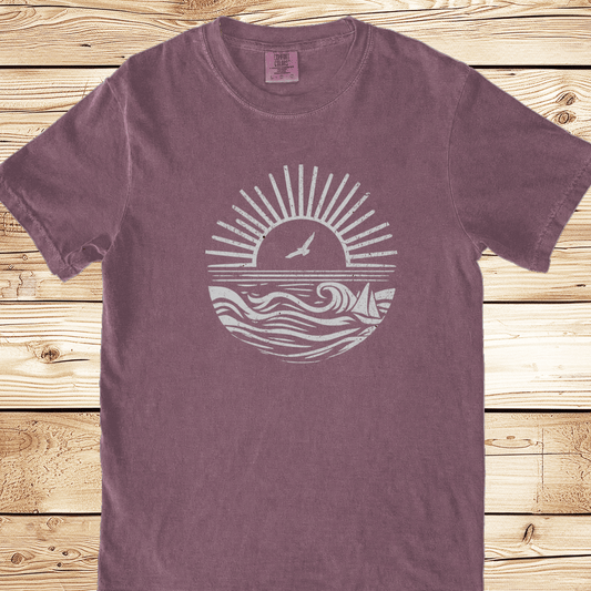 Sea and Sun Relaxed Fit Tee - Ramblin Road