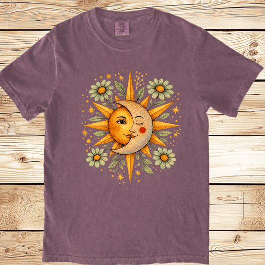 Sun and Moon Garden Relaxed Fit Tee - Ramblin Road