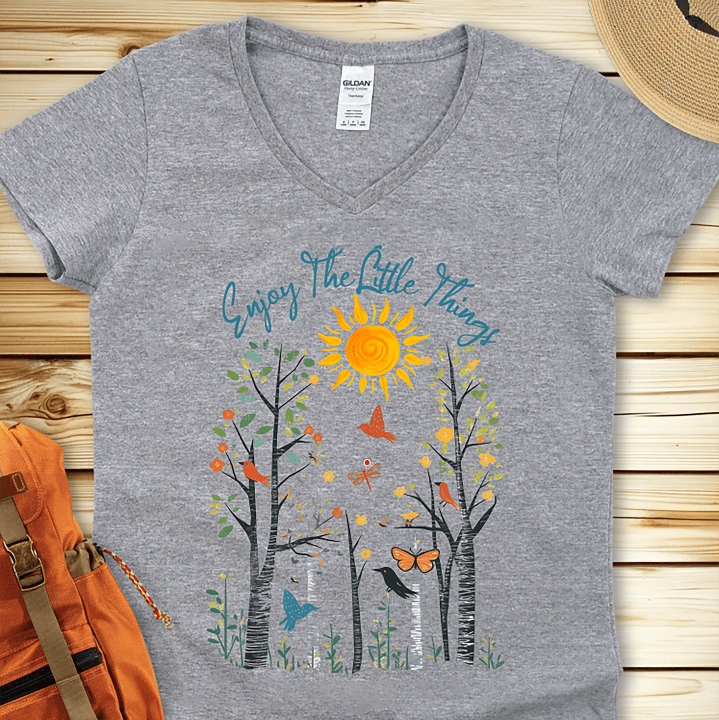 Enjoy The Little Things V-Neck Tshirt